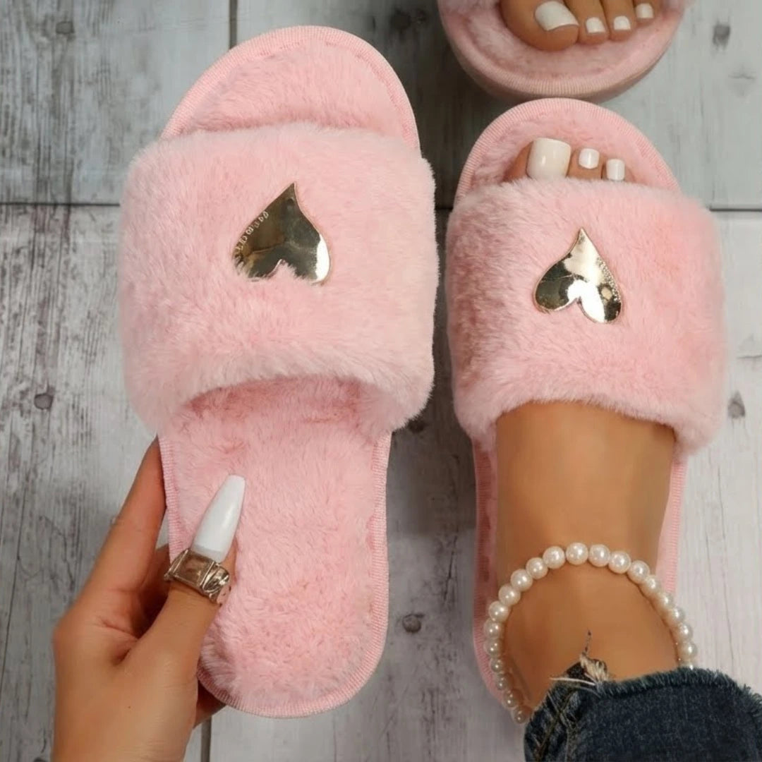 Cozy Heart™ Hausschuhe