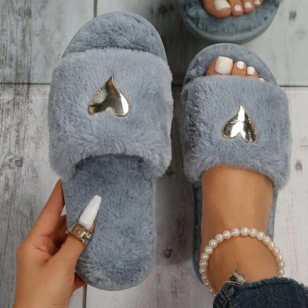 Cozy Heart™ Hausschuhe