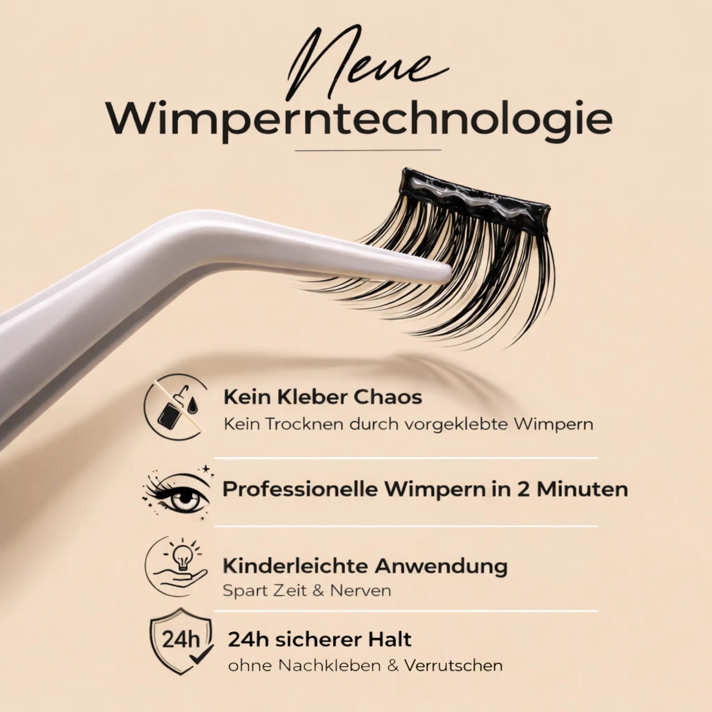 Lash Dream™ Press On Lashes - Kein Kleber nötig