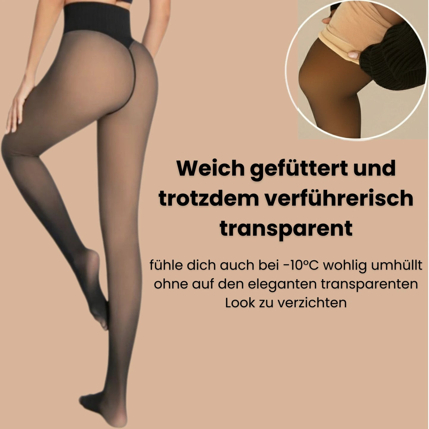 Body Dream Strumpfhose™ - Fleece gefüttert